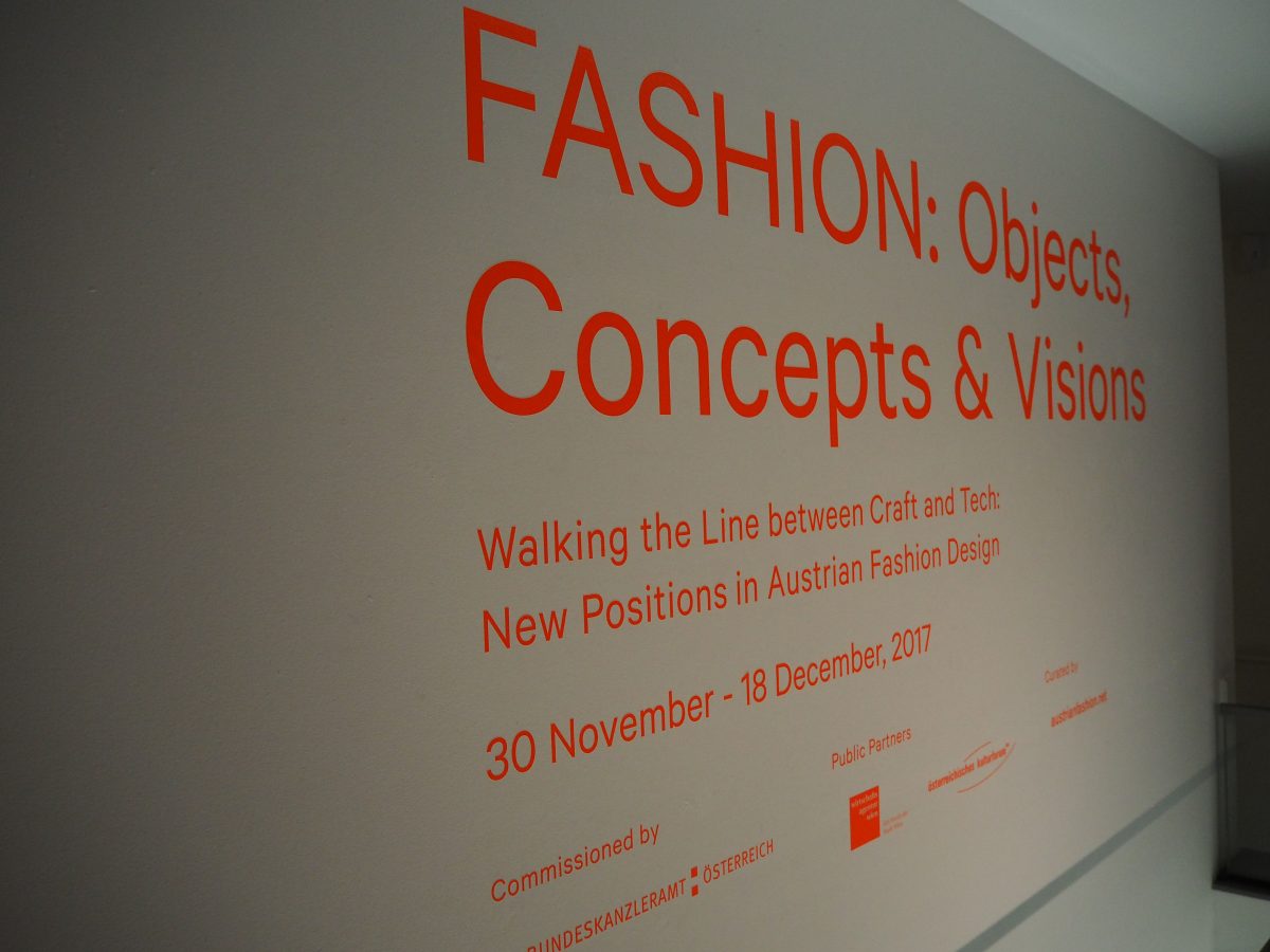 Ausstellung “FASHION- Objects, Concepts & Visions”